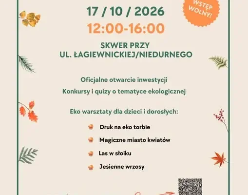 Eko piknik na nowym skwerze w Chorzowie – warsztaty i atrakcje dla rodzin