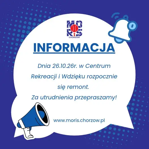 Remont w Centrum Rekreacji i Wdzięku MORiS Chorzów – co się zmieni?