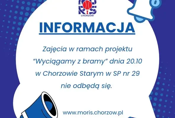 Zmiany w harmonogramie MORiS Chorzów: odwołane zajęcia i przerwa na basenie