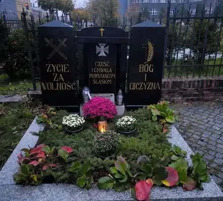 Uczniowie SP 22 w Chorzowie zadbali o grób powstańców śląskich
